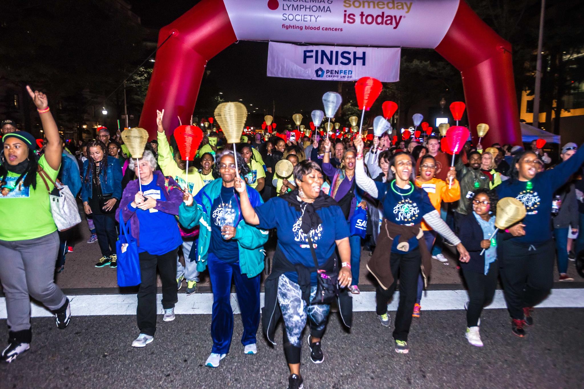 Light The Night Captains lead teams to the finish line!