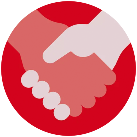 Handshake pictogram icon